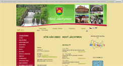 Desktop Screenshot of obecnovyjachymov.cz