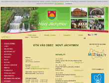 Tablet Screenshot of obecnovyjachymov.cz